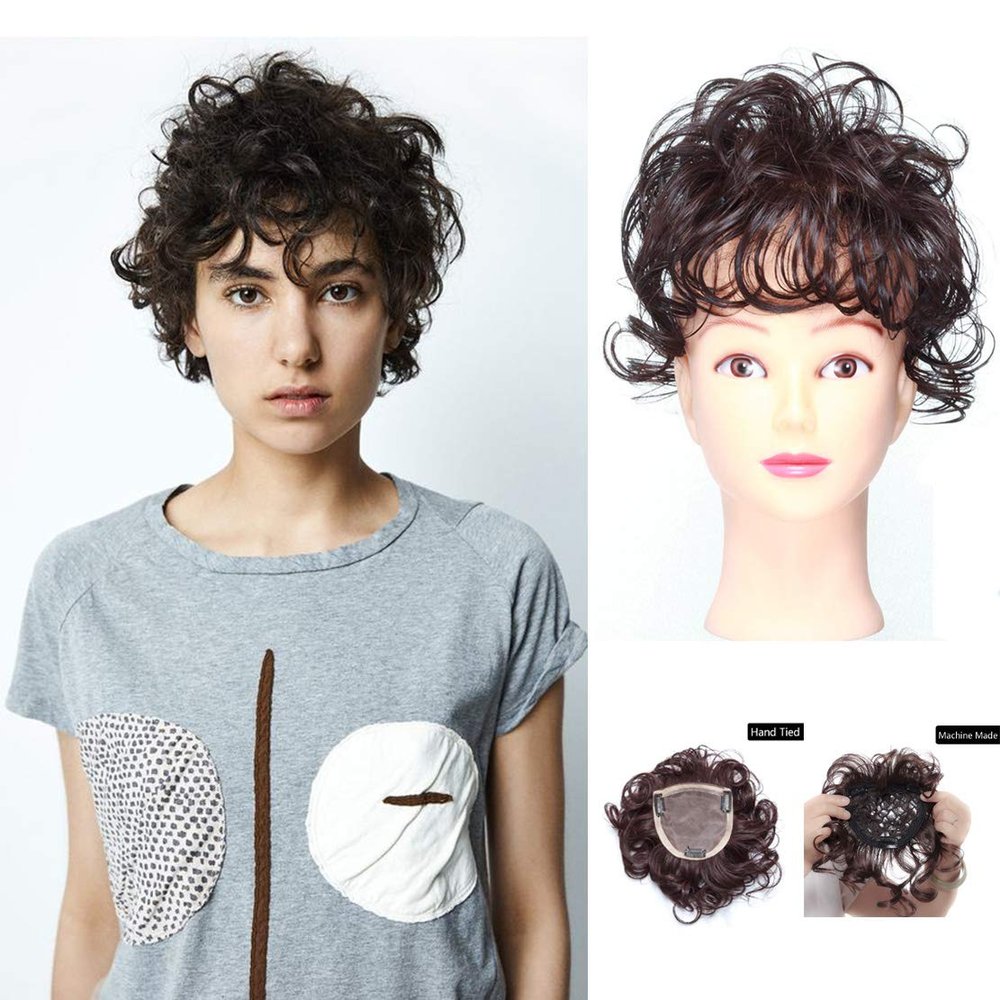 Messy Wiglet Wavy Hair Extension with Crown