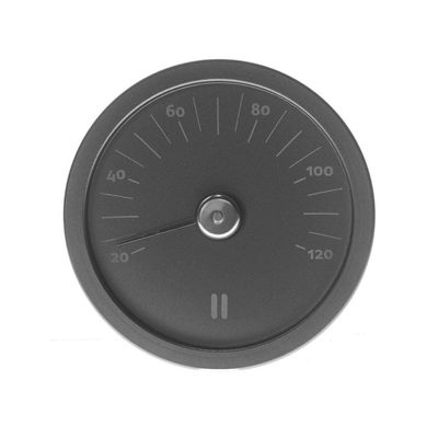 Rento Aluminum Sauna Thermometer Black
