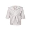 Möve Stars Hooded Bathrobe, Size 140, 100% Cotton, Silver view 1