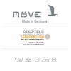 Möve Stars Hooded Bathrobe, Size 140, 100% Cotton, Silver view 4