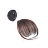 Minkissy Clip-In Bangs Hairpiece, Real Hair, for Girls and Women, Light Brown view 3