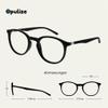 OPULIZE Met Reading Glasses 4-Pack, Slim Round Frame, Spring Hinges, Scratch-Resistant, Black, Men’s and Women’s, RRRR60-1, +1.00 view 2