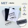 OPULIZE Met Reading Glasses 4-Pack, Slim Round Frame, Spring Hinges, Scratch-Resistant, Black, Men’s and Women’s, RRRR60-1, +1.00 view 4