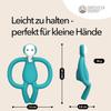 Matchstick Monkey Silicone Teether & Gel Applicator, Elephant, 10 cm view 2