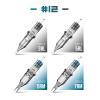 Wormhole Tattoo Cartridge Needles, Mixed 1203RL/1205RL/1205RM/1207RM, 20 Count view 3