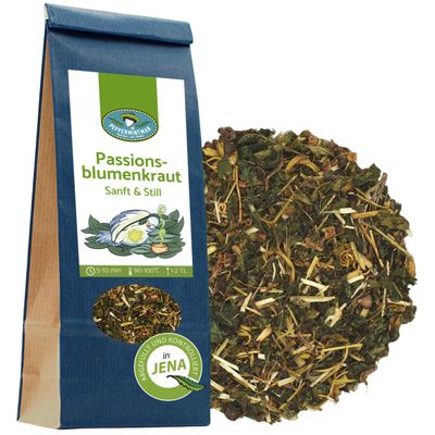 Passionflower Herb 60g - Good Night - Evening Tea - Passiflora Tea - PEPPERMINTMAN