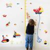 DHRH Cartoon Submarine, Crab & Turtle Height Chart Wall Decal view 1