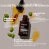 Cliganic 100% Pure Vitamin E Oil for Skin, Hair & Face – 30,000 IU, 30 ml view 3