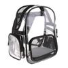 Tubayia Transparent Pet Backpack Carrier for Dogs and Cats, Black view 1