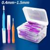 Interdental Brush Heads, Purple, 1.2–1.5 mm, 40 Pieces view 3