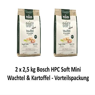 Bosch Soft Mini Quail & Potato | 2 x 2.5 kg Dog Food Value Pack