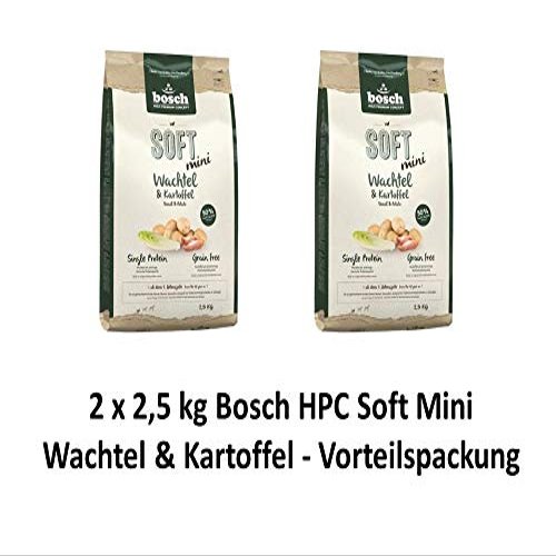 Bosch Soft Mini Quail & Potato | 2 x 2.5 kg Dog Food Value Pack