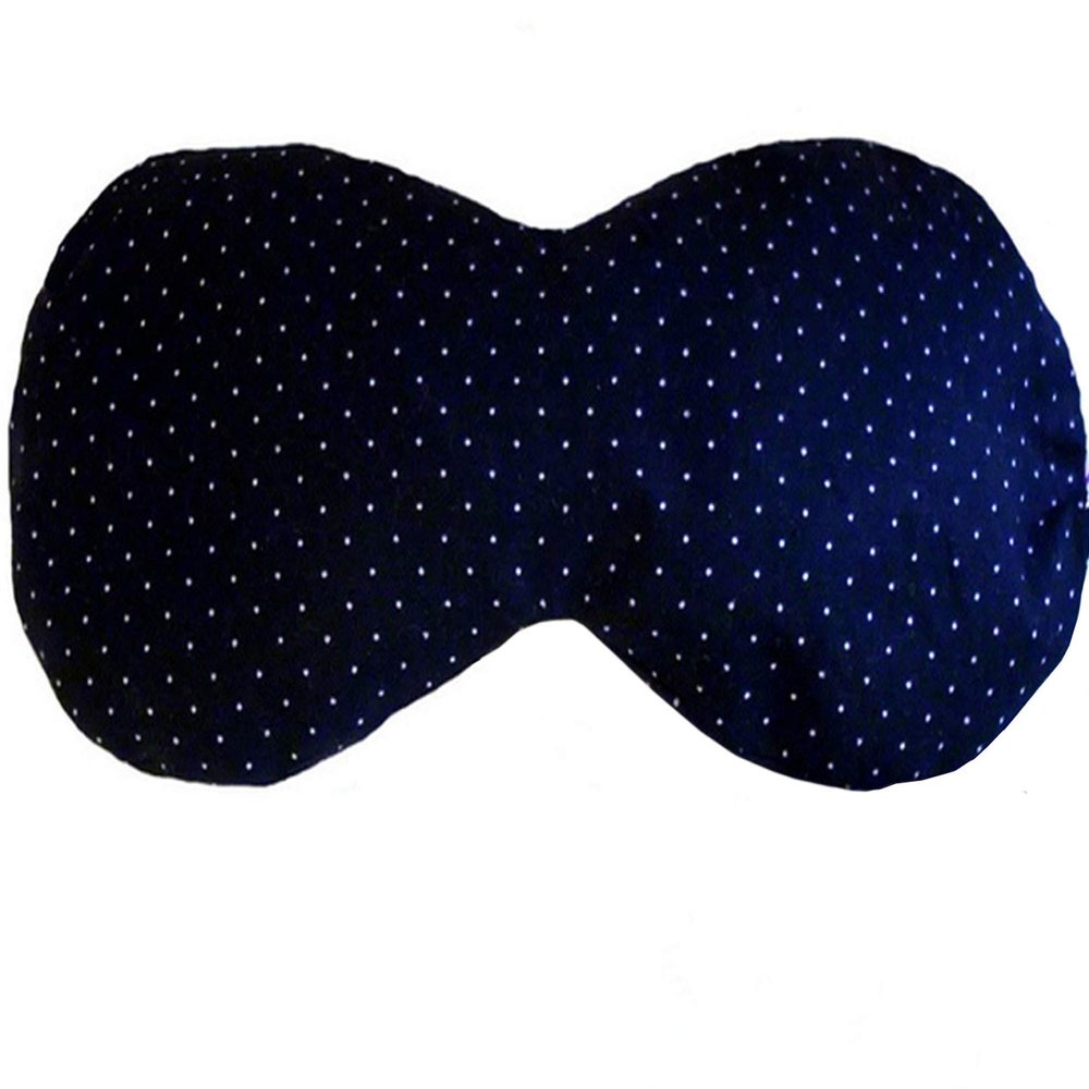 Art-Fabric Organic Eye Pillow Tiny Dots Black