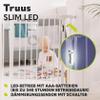 Lionelo Truus Slim LED Stair Gate, No-Drill, 75–105 cm view 3