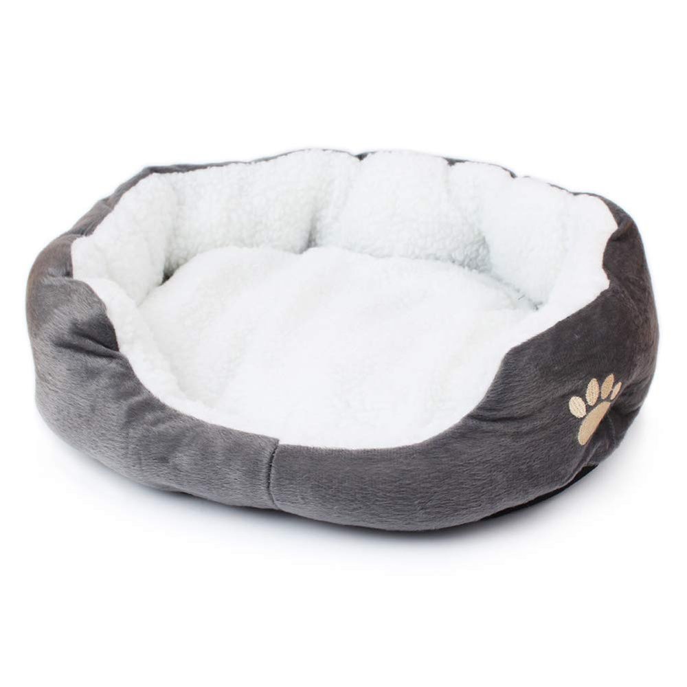 Warm Calming Dog & Cat Bed with Removable Cushion