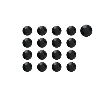 Jet Black Rhinestones, Size 3 (1.2 mm), 1,440 pcs Beauty Nails SSW02-3-28