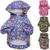 Waterproof Hooded Raincoat for Small Pets, XS, 25.4 cm, Purple view 1