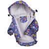 Waterproof Hooded Raincoat for Small Pets, XS, 25.4 cm, Purple view 4