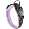 Ferplast Sport Dog Dog Collar, Padded Reflective Nylon, 55–65 cm, Violet view 1