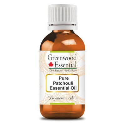 Greenwood Essential Pure Patchouli Essential Oil, Steam-Distilled, 50 ml (1.69 oz)