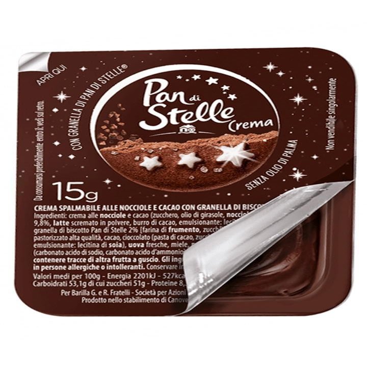 Pan di Stelle Spreadable Cream Tray, 126 x 15 g