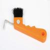 NETPROSHOP Hoof Scraper with Brush and Magnet Holder, Color: Orange view 2