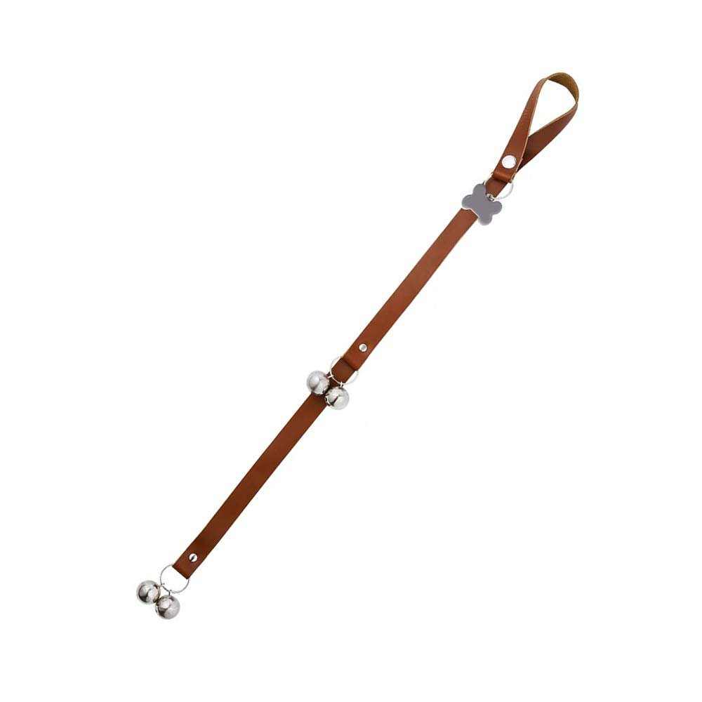 HUI JIN Dog Doorbells, Leather, Adjustable for Potty and House Training