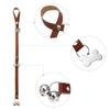 HUI JIN Dog Doorbells, Leather, Adjustable for Potty and House Training view 3