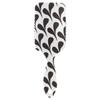 FANTAZIO Styling Brush, Black and White, Seamless, for Straightening and Detangling, Anti-Static view 1