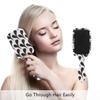 FANTAZIO Styling Brush, Black and White, Seamless, for Straightening and Detangling, Anti-Static view 4