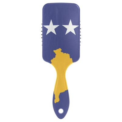 MONTOJ Kosovo Flag Antistatic Cushion Massage Hair Brush