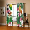 PERFECTPOT Tropical Plant and Parrot Blackout Curtain, Opaque, Noise-Reducing, 150 x 166 cm view 2