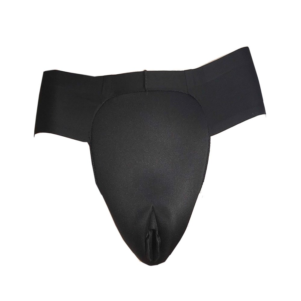 BIMEI Seamless Control Gaff Panty 900SW (M, Black)