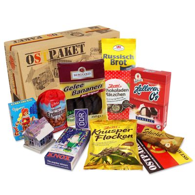 East German Christmas Gift Box with Specialty Treats