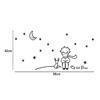 Molinter The Little Prince Wall Sticker, Black view 2