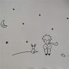 Molinter The Little Prince Wall Sticker, Black view 4