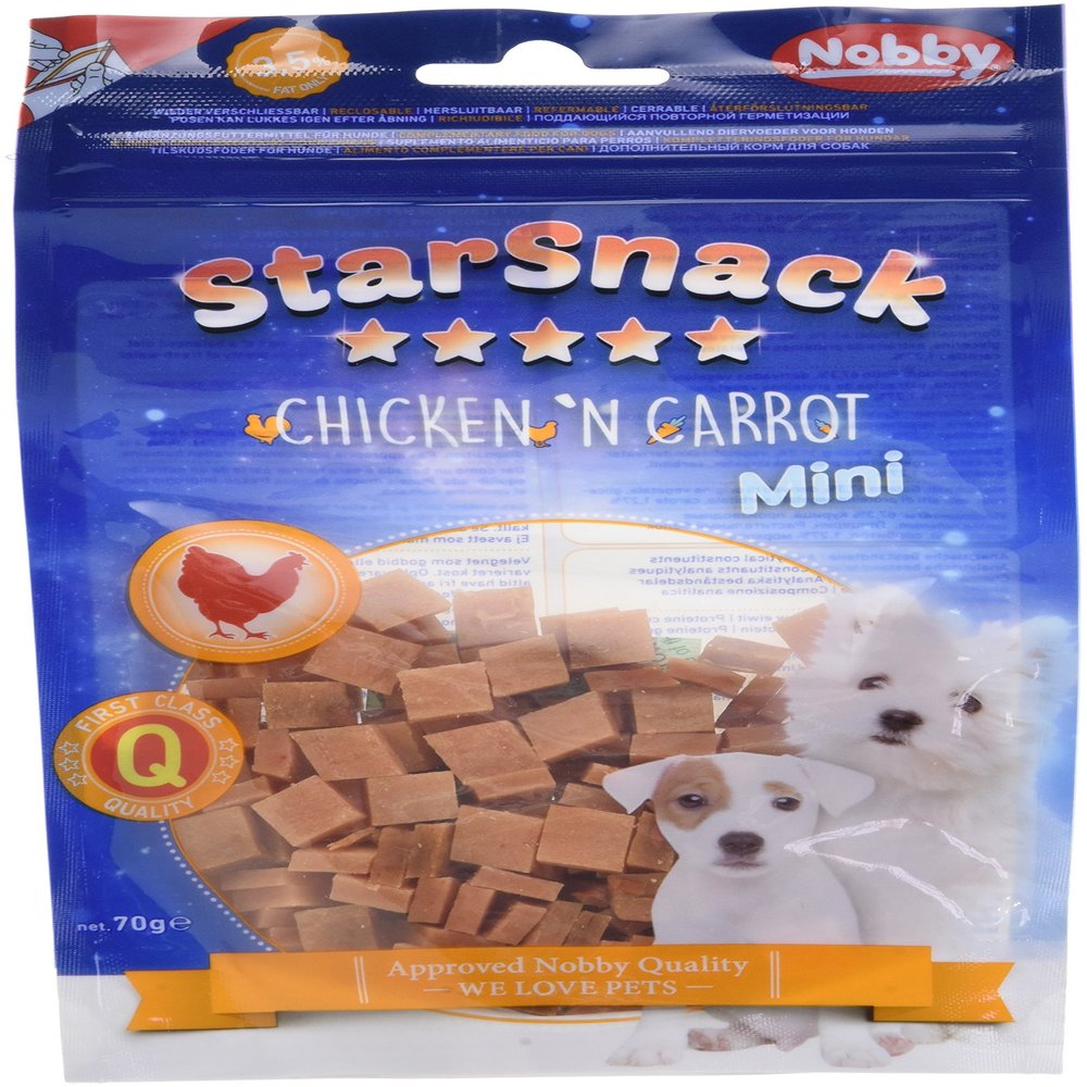 Nobby STARSNACK MINI Chicken & Carrot 70 g