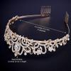 Didder Gold-Tone Crystal Tiara Crown Headband with Combs view 4