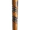 Whopper Handmade Wooden Folding Twisted Walking Cane with Comfort Grip, 37 in view 4