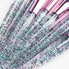 Minkissy 10-Piece Makeup Brush Set with Crystals and Multifunctional Bag for Women view 2