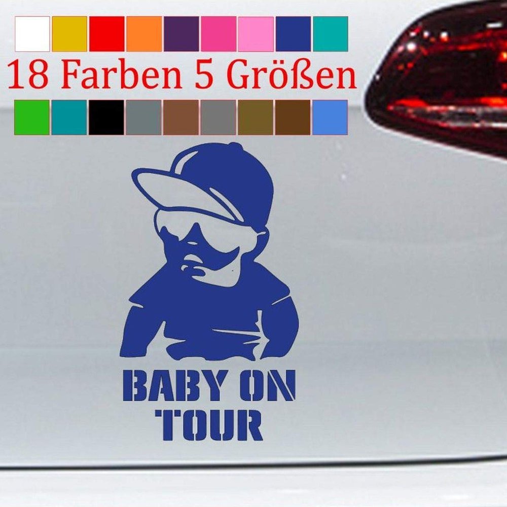 Baby on Board Hangover Child Aboard Fun Car Sticker, S–XXL