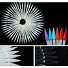 Beaupretty Fan-Shaped Nail Display Sticks, 100-Piece Set, White view 2