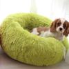 Winter Pet Cushion, Plush Nest, Dog Cave, Warm and Comfortable, 70 cm, Green view 1