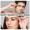 YFOX Professional Stainless Steel Eyebrow Tweezers Set view 3