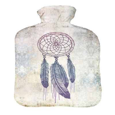 2 L Hot Water Bottle with Fleece Cover