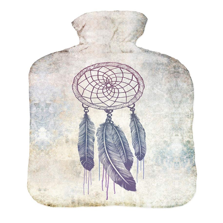 2 L Hot Water Bottle with Fleece Cover