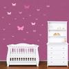 PREMYO 25 Butterfly Wall Stickers for Girls’ Room, Pastel Pink view 4