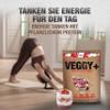 Veggy+ Vegan Protein Powder Vanilla Raspberry, Rice & Pea Protein with Vegan BCAAs, 900 g, 70% Protein view 3