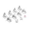reer Magnetic Cabinet Locks, Child Safety Locks for Cabinets and Drawers, 4-Pack, White view 1