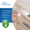 reer Magnetic Cabinet Locks, Child Safety Locks for Cabinets and Drawers, 4-Pack, White view 2